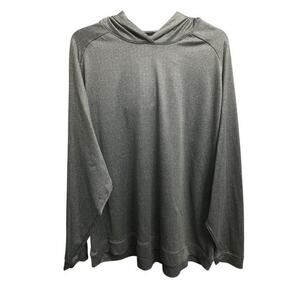 Roundtree & Yorke Performance Hoodie Pullover Mens XXL Gray Activewear Wicking